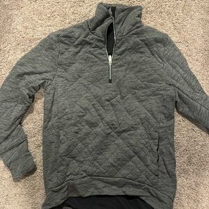 Lululemon quilted half zip pullover